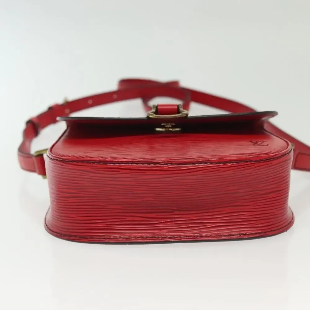 Louis Vuitton Epi Saint Cloud PM Shoulder Bag Red